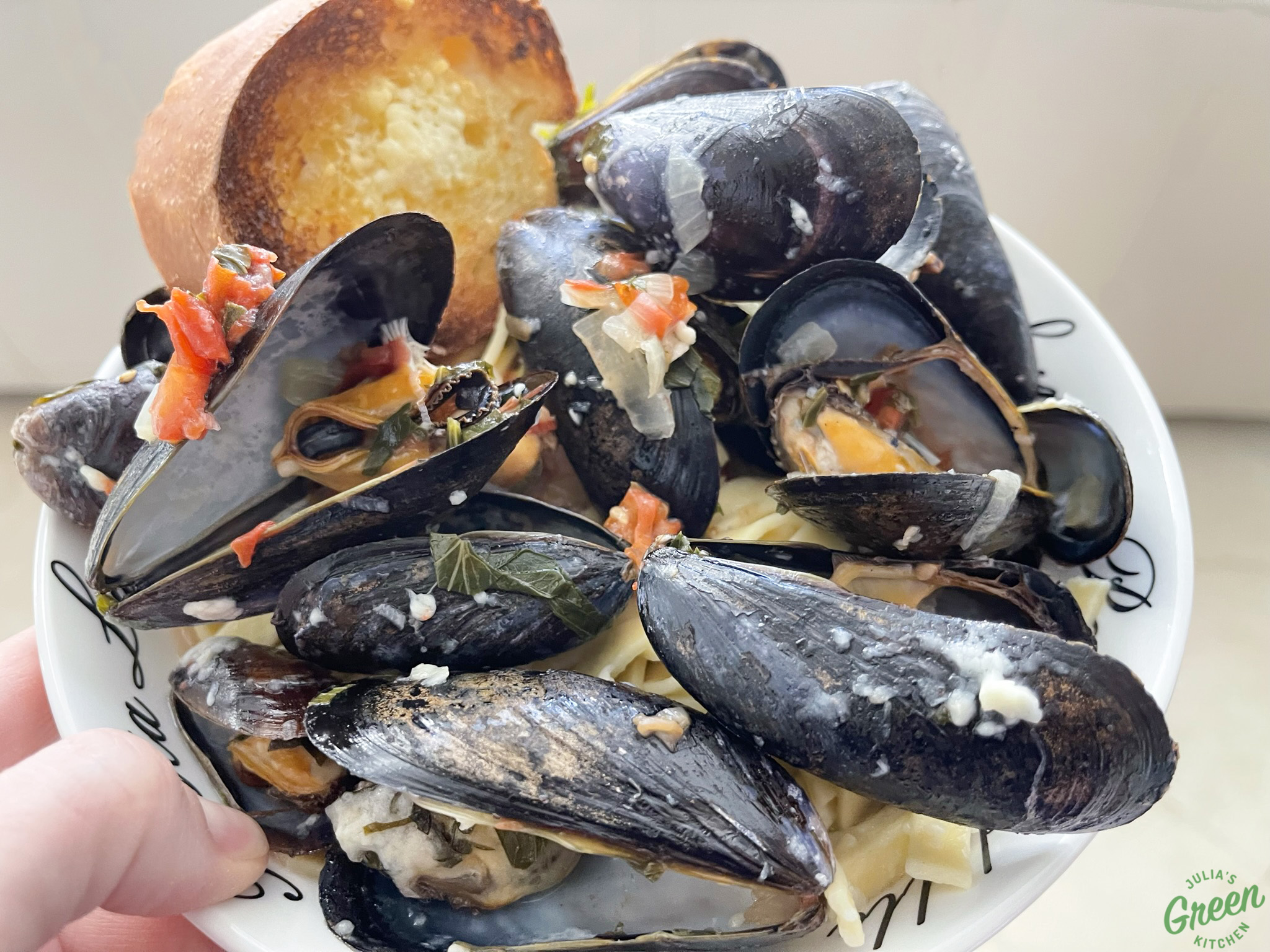 MUSSELS PROVENCAL Julia's Green Kitchen